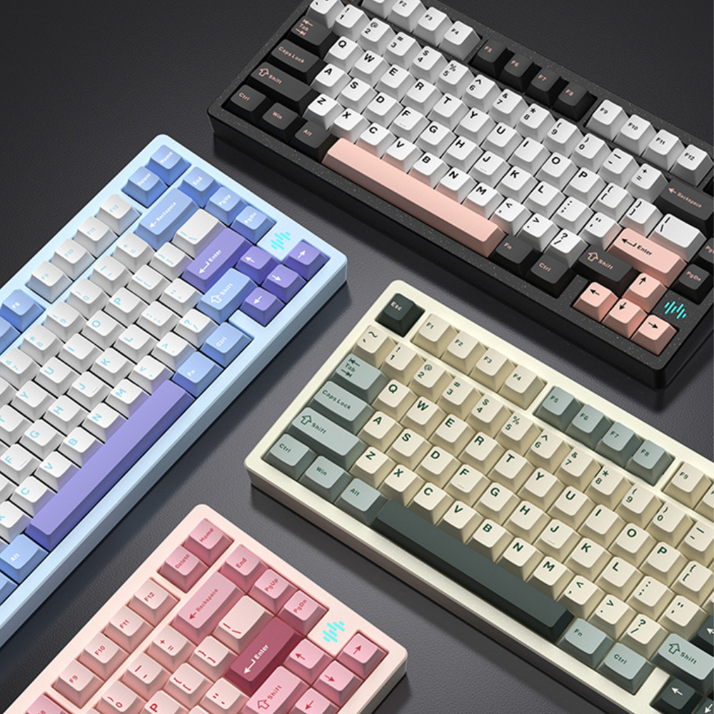 [HÀNG SẴN ] Bàn phím cơ không dây pmo wave 75 | Wave75 nhôm cnc , catch ball , led rgb , hotswap, keycap pbt double shot | BigBuy360 - bigbuy360.vn