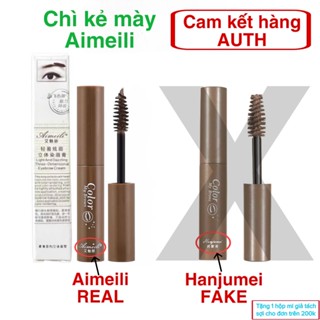 Chì/Bút kẻ lông mày AIMEILI với đầu kẻ tiện lợi, chống thấm nước, không nhoè, lâu trôi