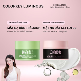   MINI SIZE  Combo 2 Mặt Nạ Bùn và Mặt Nạ Bùn Trà Xanh COLORKEY LUMINOUS 10G HŨ 