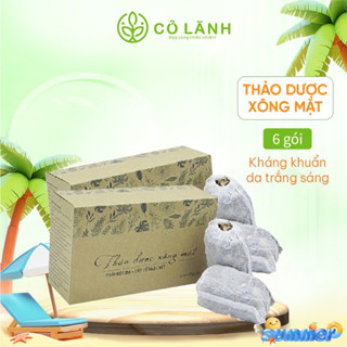 Hoa Thảo Dược Xông Mặt Cỏ Lành 6 Gói Lớn Dùng Cho Da Mặt Làm Sạch Sâu Cho Da, Ngừa Mụn