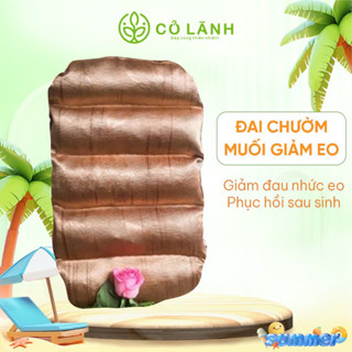 Túi Muối Thảo Dược 2 kg Chườm Hỗ Trợ Giảm Eo Vải Gấm Cỏ Lành Dùng Với Lò Vi Sóng
