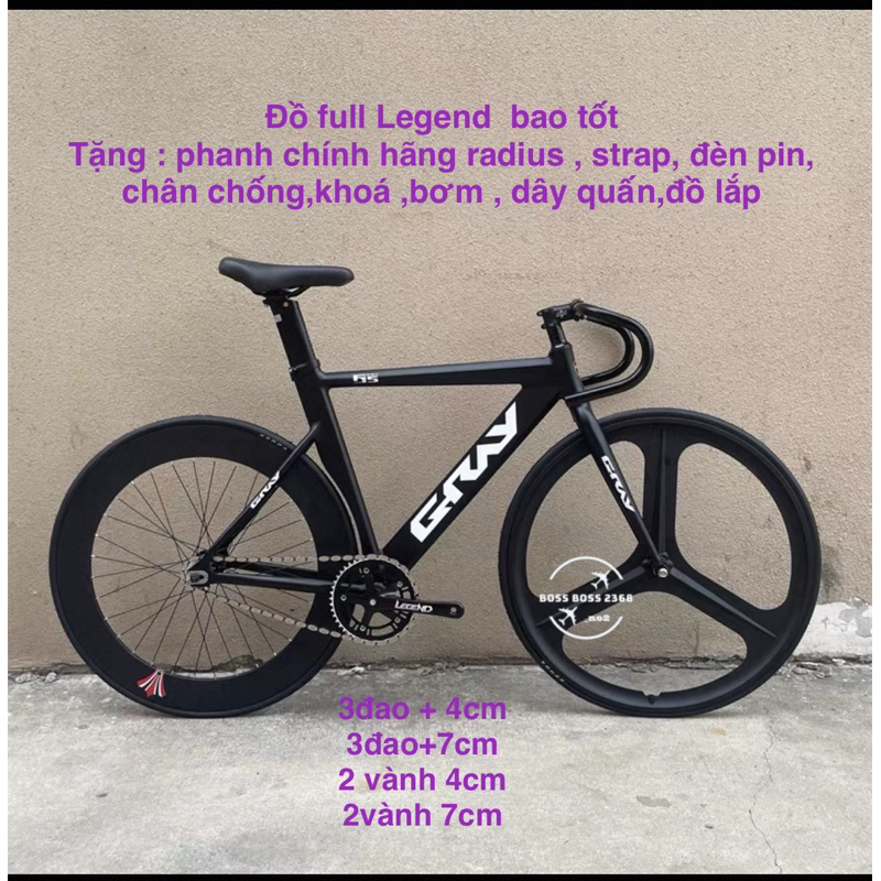 Fixed gear gray f15 chính hãng full Legend