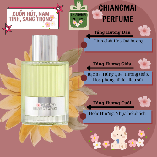 Mẫu Thử Nước Hoa Nam ˢʷᵉᵉᵗ ᴰʳᵉᵃᵐBeau De Jour🧔‍♂️– Thảo Mộc, Gỗ, Sạch 5ML/10ML EDP