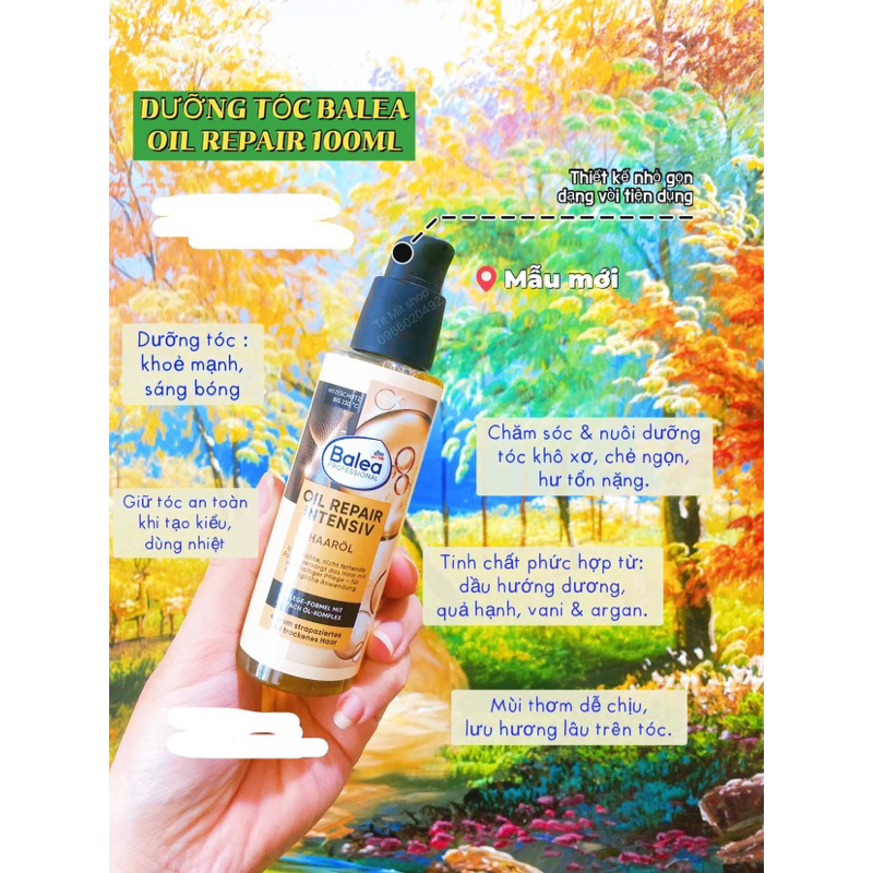 TINH DẦU DƯỠNG TÓC BALEA 100ml