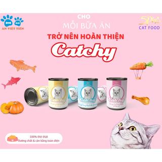 Pate cho mèo mọi lứa tuổi Catchy lon 400gr