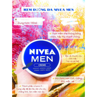 KEM DƯỠNG DA NIVEA MEN CREME - 150ml