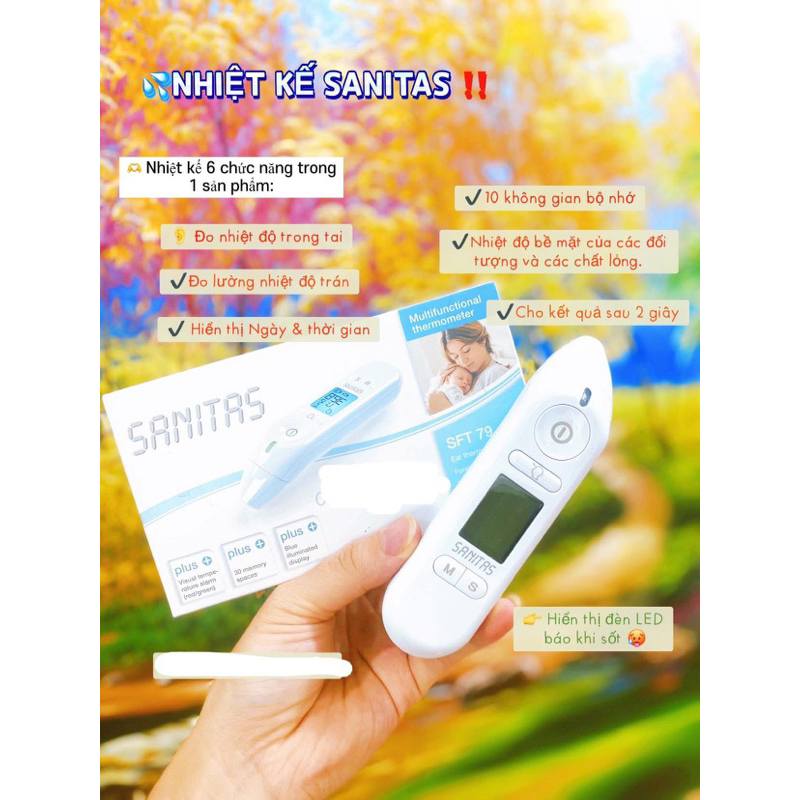 Nhiệt kế điện tử SANITAS SFT 79