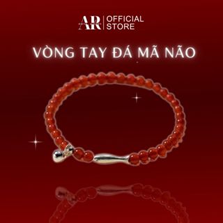 Vòng tay nữ đá Apatit mã não lắc tay chuỗi bạc 925 may mắn-AURA SILVER-LT17