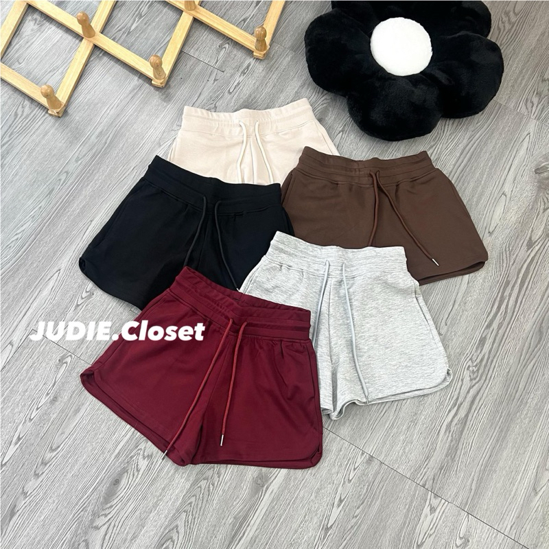 Quần Đùi Nữ Cạp Chun, Quần Short Nữ Dáng Thể Thao Có Dây Rút Quần Đùi Cạp Cao Dáng Ôm Xuân Hè JUDIE.Closet | BigBuy360 - bigbuy360.vn