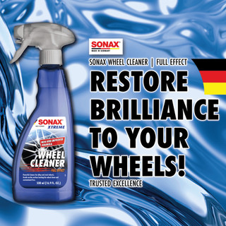 Rửa mâm xe, tẩy mạt sắt Sonax Wheel Cleaner Full Effect 500ml nhập khẩu từ Đức