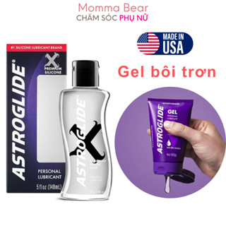 Gel bôi trơn ASTROGLIDE, gốc nước, silicone, tăng khoái cảm, hỗ trợ quan hệ tình dục - Momma Bear