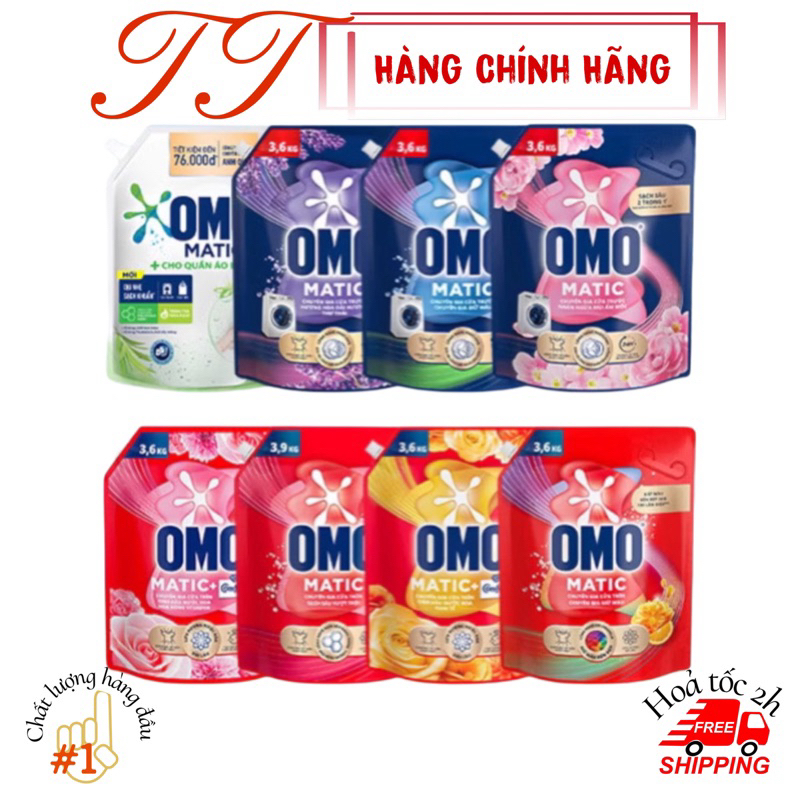 Nước Giặt OMO Matic 3.6kg