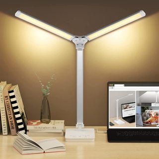 Đèn Bàn Học Led Triều Cường Tech TCT-PH338 Cắm Dây, Tích Pin Đọc Sách , Học Tập vs 2 Trục Chiếu Sáng Gấp Gọn Tiện Lợi