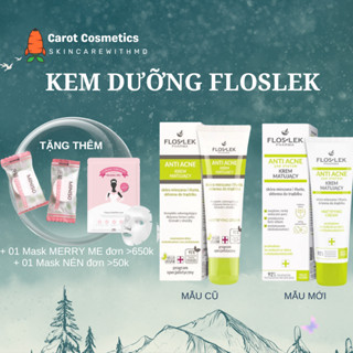 Kem dưỡng kiềm dầu, giảm mụn Floslek 50ml