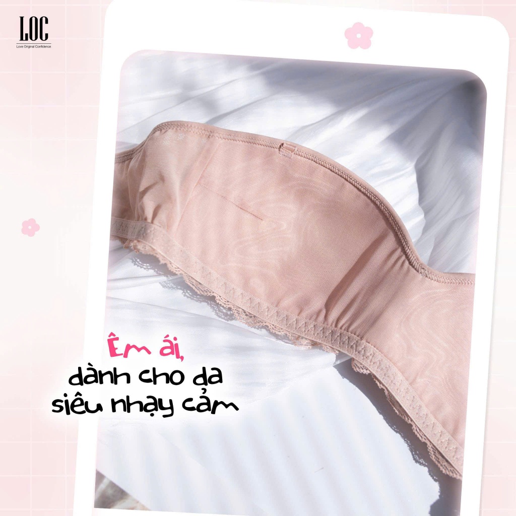 Áo Ngực LOC PREMIUM Quây Ngang Không Gọng Mút Liền | BigBuy360 - bigbuy360.vn