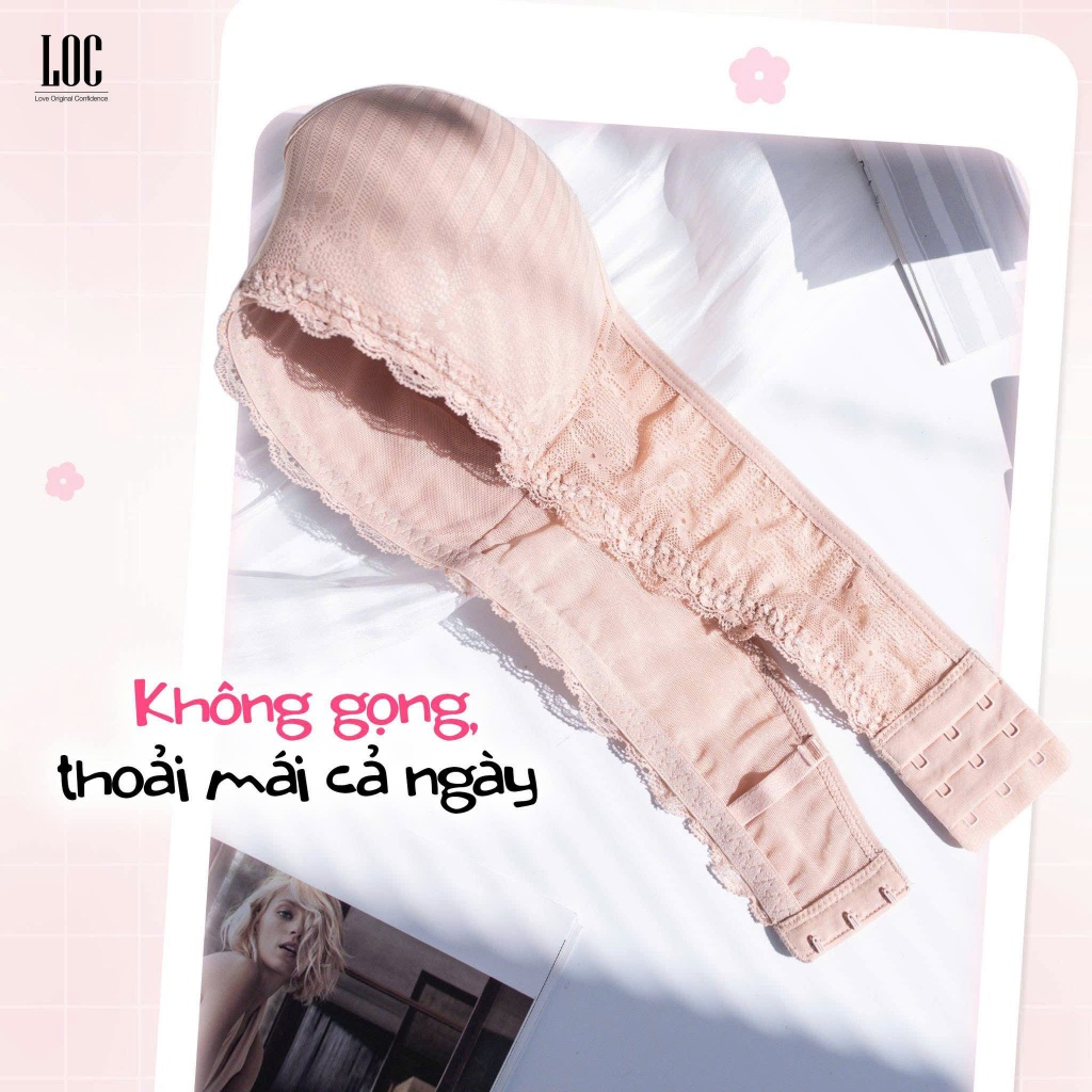 Áo Ngực LOC PREMIUM Quây Ngang Không Gọng Mút Liền | BigBuy360 - bigbuy360.vn