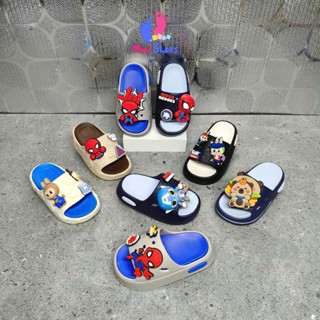 Dép siêu nhân bé trai, dép người nhện và anh hùng phù hợp 3-8 tuổi chất liệu EVA mềm 2025 - SN11