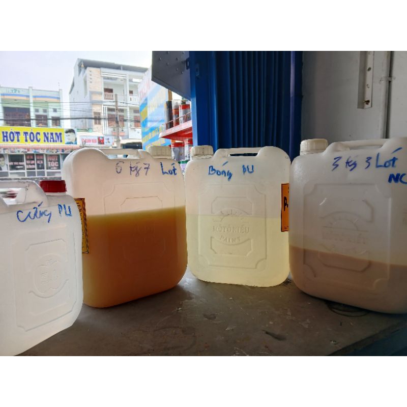 Sơn lót PU, sơn bóng PU, sơn lót NC, cứng PU Motokieu sơn gỗ 0.5L, 1L