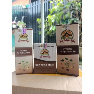 Láng mịn da sạch mụn Bột Rửa Mặt An Dược Sơn 150gr