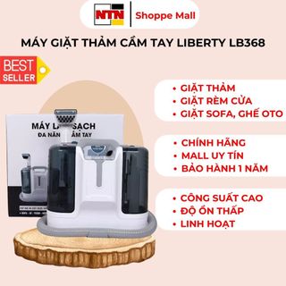  Máy giặt cầm tay LIBERTY LB368 máy giặt đa năng giặt dùng cho thảm nệm rèm sofa,ủi quần áo 3 trong 1 Bảo hành 24 tháng 