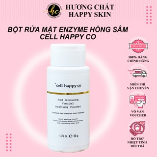 Bột Rửa Mặt Enzyme Hồng Sâm Cell Happy Co Làm Sáng Tone Da, Làm Sạch Dịu Nhẹ, Loại Bỏ Tế Bào Chết Giúp Làm Sạch Da Mặt