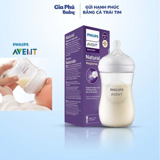 Bình sữa avent natural dung tích 330ml / 260ml/ 125ml / 60ml hàng chính hãng