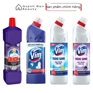  Combo 2 Chai Nước Gel  Tẩy Bồn Cầu -Nhà Tắm Vim Diệt Khuẩn Vim Trắng Sáng   Duck   Vim Zero 880ML,870ml,500,750,900ml 