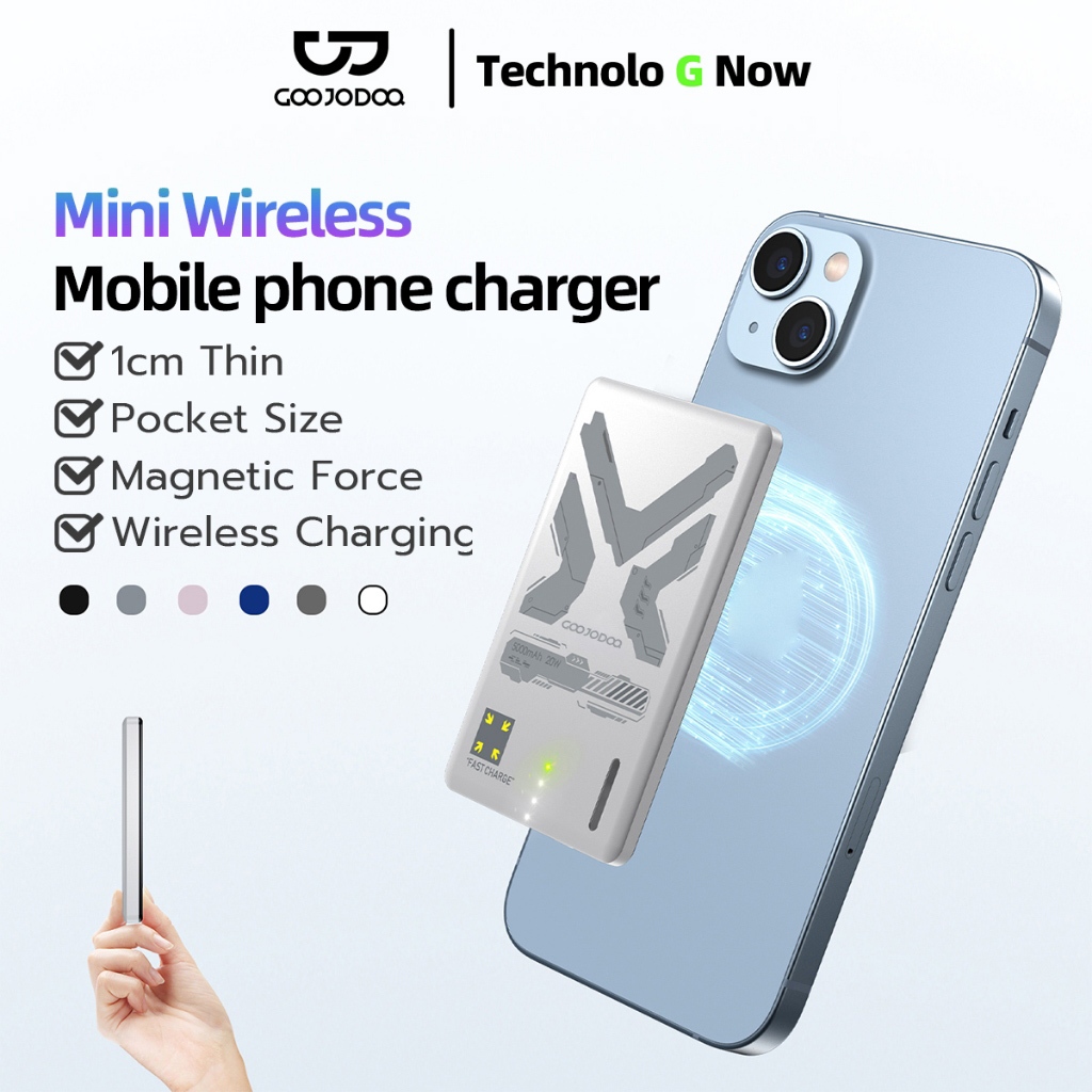 Sạc dự phòng GOOJODOQ Bộ sạc không dây từ tính di động dành cho iP Samsung Huawei Xiaomi | BigBuy360 - bigbuy360.vn