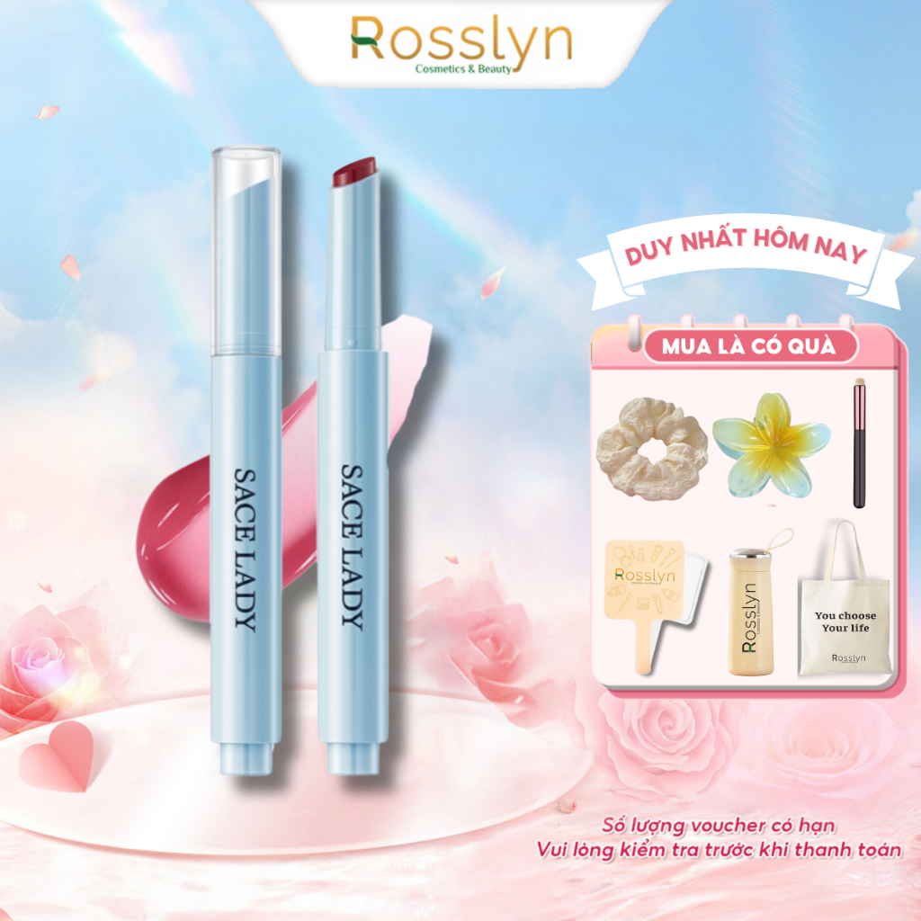 Son Dưỡng Tint Bóng SACE LADY Mát Màu Nước Sace Lady Airy Fresh Glasting Water Tint Lipstick 1,8g Tr