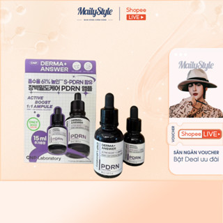 M124_ Set Tinh chất Derma Answer Active Boost Ampule PDRN CNP Laboratory ( 30ml + 15ml)