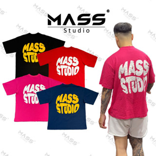 Áo thun oversize IN NỔI MASS STUDIO unisex 100% coton không pha, định lượng 250gsm Nam Menswear Cotton Cổ Tròn Tim