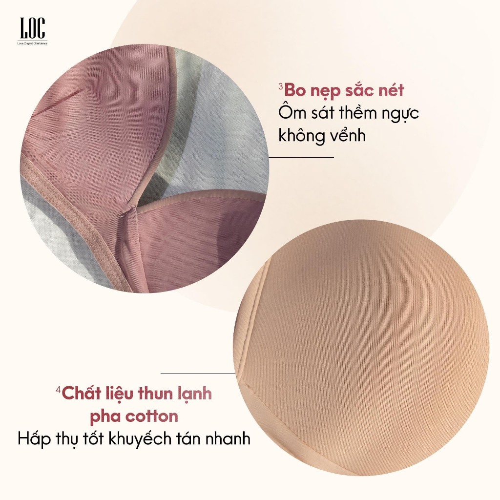 Áo ngực không gọng cotton thun lạnh , siêu thoải mái  - LOC Basic Premium | BigBuy360 - bigbuy360.vn