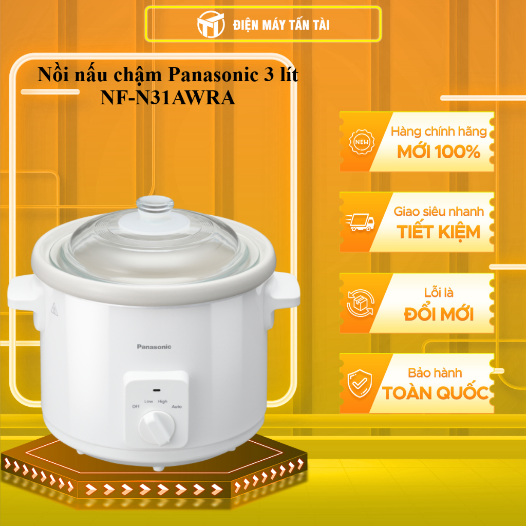 PANT-NF-N31AWRA - Nồi nấu chậm Panasonic 3 lít NF-N31AWRA - GIAO TOÀN QUỐC