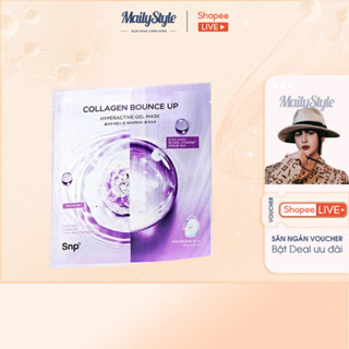 V78_Mặt nạ thạch tăng đàn hồi collagen Snp Collagen Bounce Up Hyperactive Gel Mask (4 miếng)