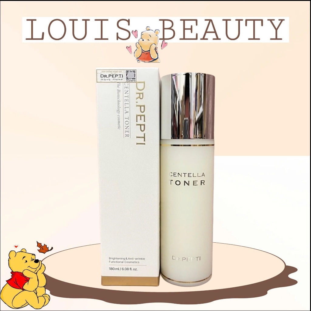 Toner Căng bóng PEPTI - Nước hoa hồng DR.PEPTI + Hàn Quốc 180ml