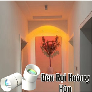  Đèn Rọi Hoàng Hôn Đèn Rọi Bình Minh đèn rọi chiếu tranh decor xoay 350 độ gắn trần gắn tường 