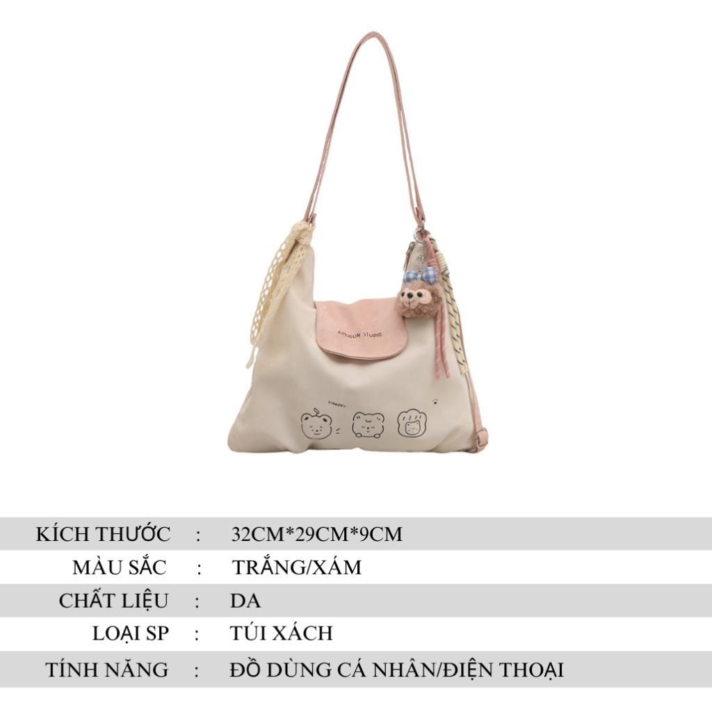Túi xách Tote nữ họa tiết gấu dễ thương thiết kế nơ buộc trẻ trung phong cách Hàn Quốc, Balo nhung phối màu DK083 | BigBuy360 - bigbuy360.vn