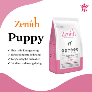Thức Ăn Hạt Mềm Cho Chó Con Zenith Puppy Grain Free 1.2kg - Thức Ăn Hạt Dẻo Cao Cấp Pet