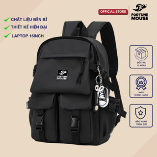 Balo laptop Fortune Mouse Ulazzang Hàn Quốc Sành Điệu - B188