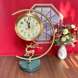 Đồng hồ quả lắc cổ điển Châu Âu Đồng hồ để bàn Phòng khách ngủ Sang Trọng Độc Đáo Sáng Tạo