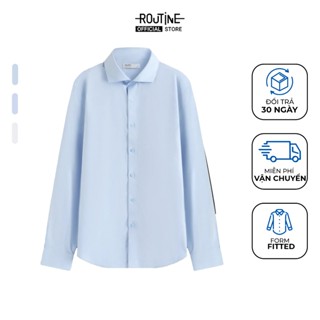 Áo Sơ Mi Nam Tay Dài Form Fitted - Routine 10F24SHL092