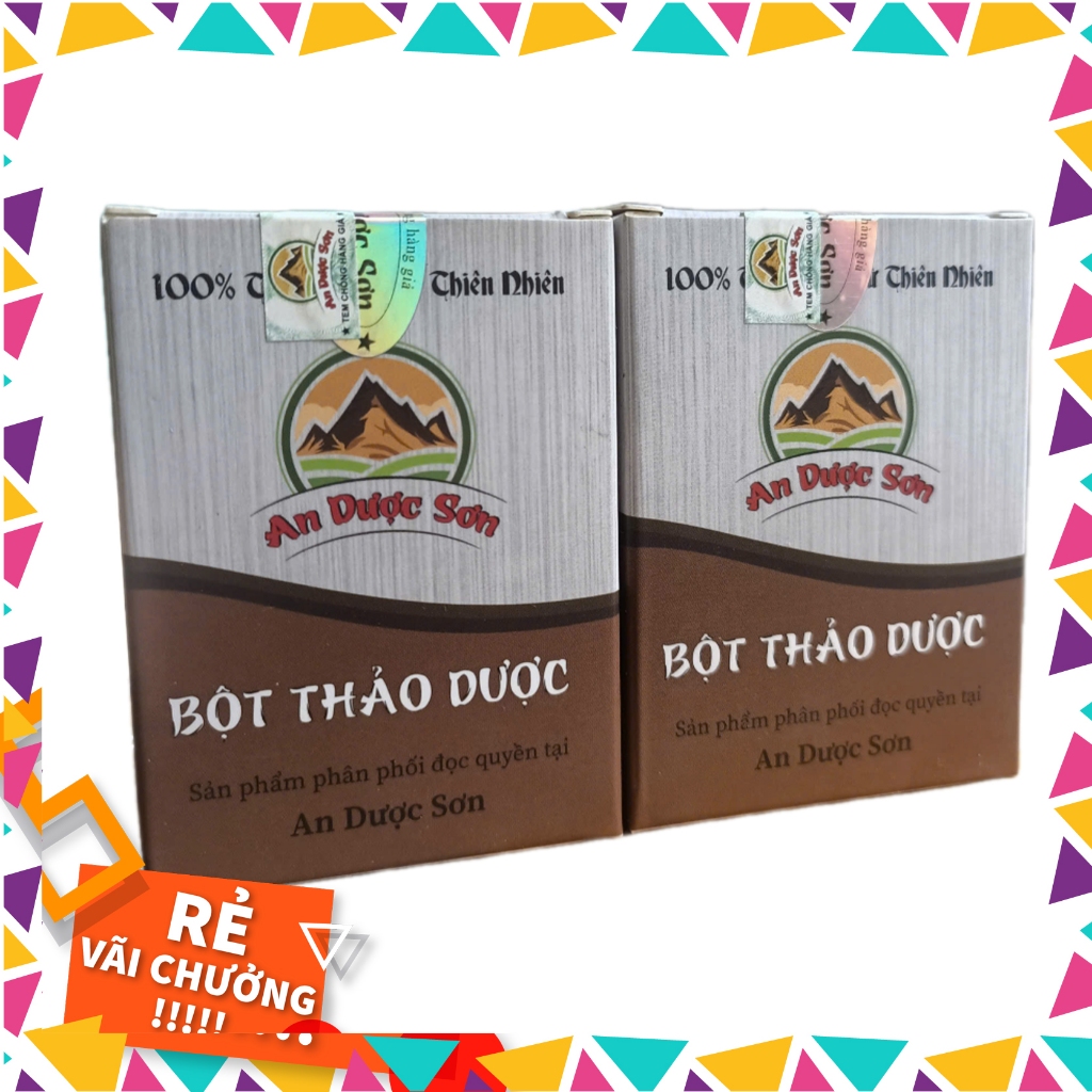 Láng mịn da sạch mụn Bột Rửa Mặt An Dược Sơn 150gr