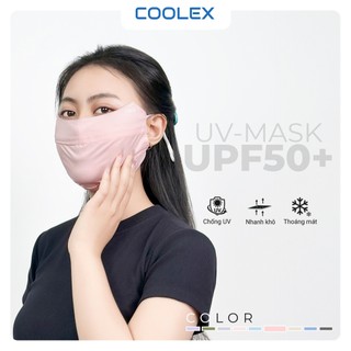 [Giao Hoả Tốc] Khẩu trang chống nắng UPF50+ COOLEX CL24886 form rộng che chắn toàn diện