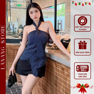 Áo yếm nữ kiểu vest sang trọng – áo yếm cúp ngực thời trang hàn quốc LaNang A71