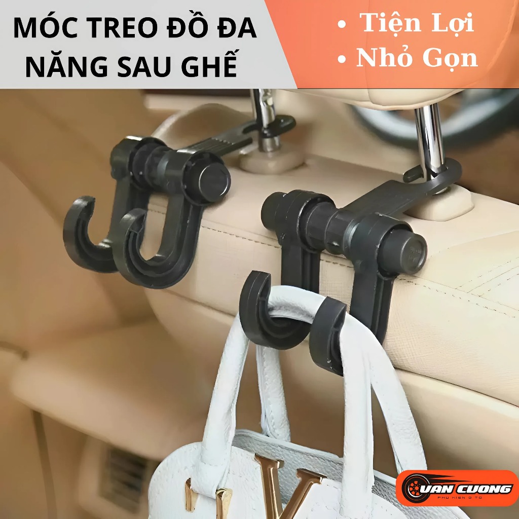 Móc Treo Đồ Đa Năng Sau Ghế Xe Ô Tô