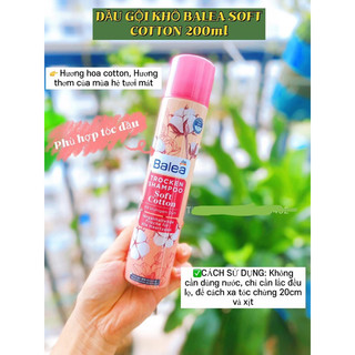 Dầu gội khô Balea 200ml