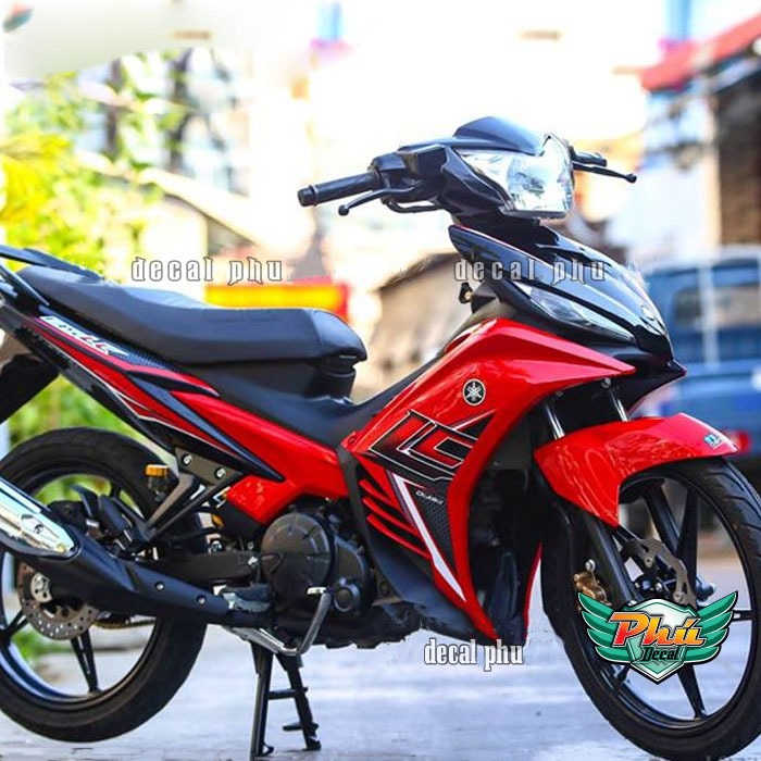 Tem rời Exciter 135 LC 2011-2014 đỏ đen (C)