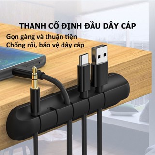  Miếng dán kẹp cố định chổng rối cho các loại cáp sạc điện thoại máy tính laptop 