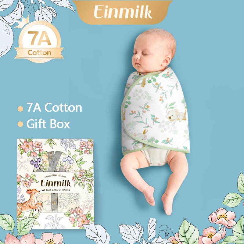 Einmilk Khăn quấn ủ bé phòng chống giật mình và giữ ấm cho bé SWA240 khăn quấn bé chũn quấn cho bé
