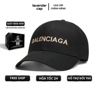 Mũ lưỡi trai thời trang Balen logo thêu nổi nón kết nam nữ phong cách thể thao hàng xuất dư cao cấp